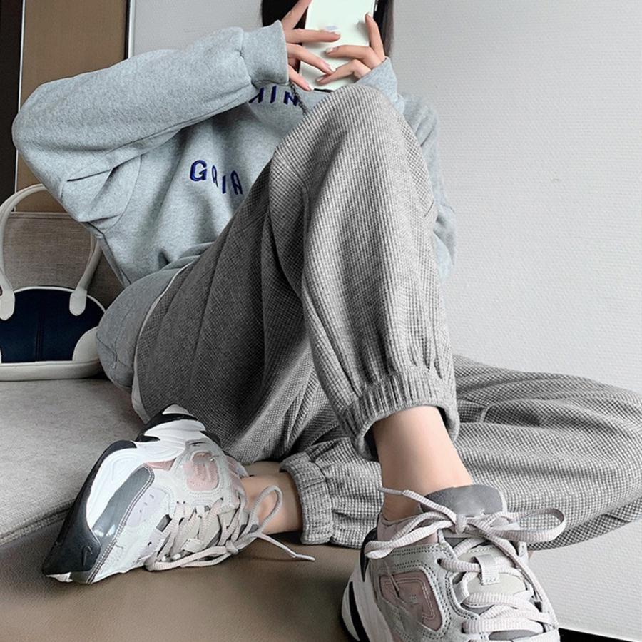 サルエルパンツ | スウェットパンツ ワッフル生地 韓国風