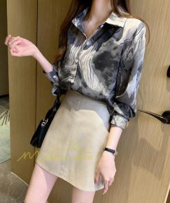 シャツ・ブラウス | ブラウス トップス シャツ レディース シフォン 無地 長袖シャツ ファッション カジュアル エレガント 細身 優雅 オシャレ レトロ風 上品 カーディガン 通勤 OL