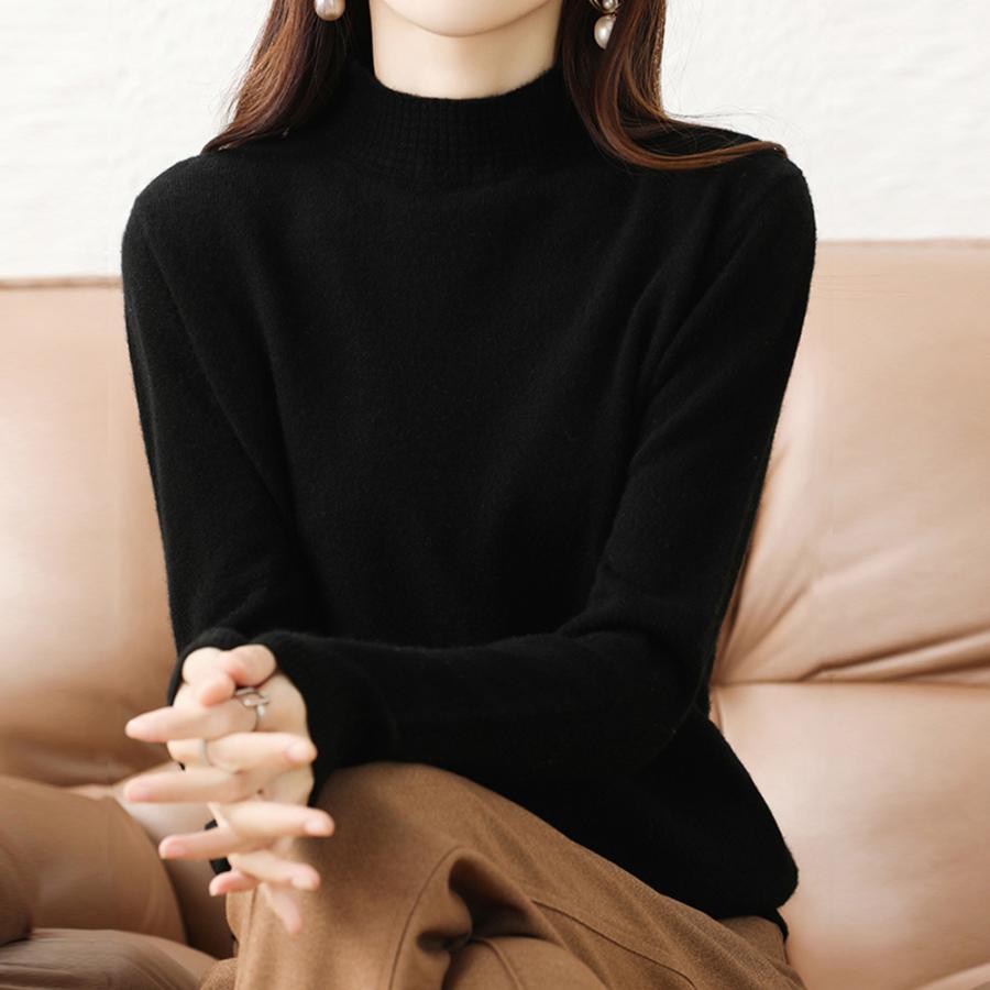 ニット・セーター | プチハイネックニットトップス レディース