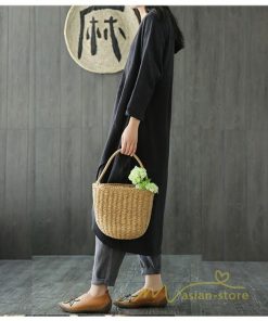 マキシ | 長袖ワンピース 綿麻 無地 Aライン 春物 カワイイ ミモレ丈ワンピース 春コーデ ワンピ 体型カバー ゆったり 20代30代 通学通勤 部屋着