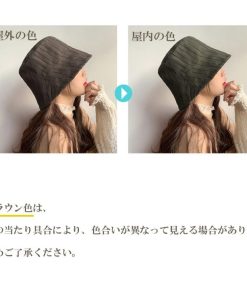 帽子 | サンバイザー レディース 韓国風 無地 バケットハット 両面着 ハット ヴィンテージ ぼうし コットン キャップ