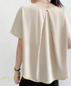 ｔシャツ・カットソー | Tシャツ レディース 半袖 カットソー ブラウス 着痩せ 無地 半袖Tシャツ クルーネック フリーサイズ 40代 可愛い 柔らか 通勤 通学 30代 着回し 20代 トップス