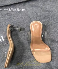 パンプス | サンダル クリアサンダル クリアヒール ハイヒール レディース ストラップ オープントゥ 結婚式 キャバ パーティー 謝恩会 美脚サンダル 通勤用