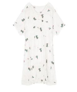 マタニティ | マタニティ綿麻フレアワンピース ゆったり花柄ワンピ 2点セット キャミソール＋ワンピース ロングリゾートワンピ 産後も着られるデザイン 柔らか 産前産後