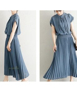 送料無料セール | 夏ワンピース プリーツワンピース 半袖 揺れる 大人 可愛い ロングワンピース レディース ワンピ 50代60代 パーティードレス ママワンピース 30代40代 無地