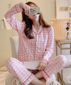 セットアップ | ルームウェア 長袖 レディース チェック柄