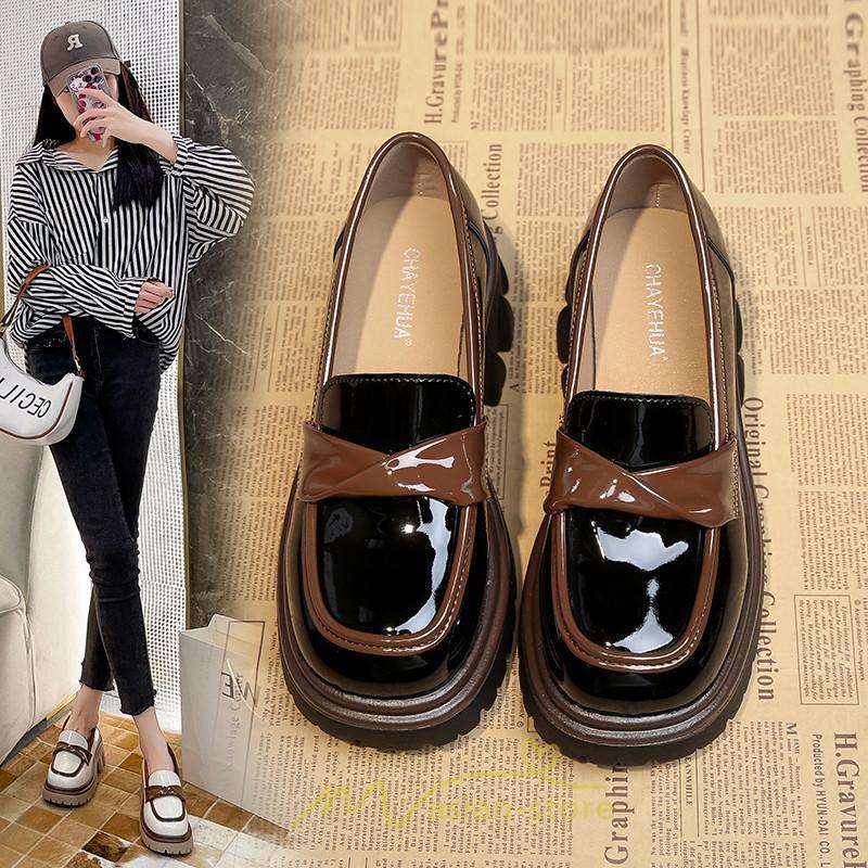 ローファー | 厚底 靴 オフィス 学生 通勤 通学 カジュアル パンプス 太ヒール 春 夏 秋 冬 学生靴 送料無料 コンフォート 学校 フォーマル 疲れにくい 痛くない