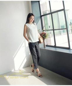 ワイドパンツ | パンツ レディース ロング丈 コットン 麻混 カジュアル 無地 40代 50代 リネン 夏 秋 カジュアル ロングパンツ 大きいサイズ 30代 20代 3色 上品