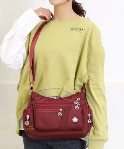 女性用バッグ | ショルダーバッグ レディース 防水 多機能 ポケット沢山 肩掛け 収納 軽量 バッグ Bag 鞄 ママかばん 大人 お出かけ 20代30代40代 収納 通学通勤