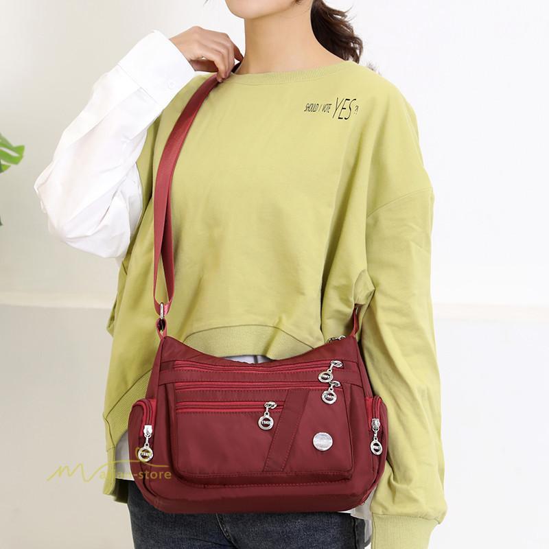 女性用バッグ | ショルダーバッグ レディース 防水 多機能 ポケット沢山 肩掛け 収納 軽量 バッグ Bag 鞄 ママかばん 大人 お出かけ 20代30代40代 収納 通学通勤