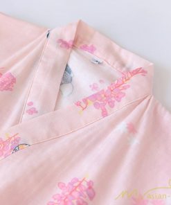 パジャマ ルームウェア | ルームウェア ネグリジェ パジャマ レディース ダブルガーゼ 綿100% ワンピース 長袖 ロング 春 夏 秋 薄手浴衣 バスローブ 花柄 おしゃれ かわいい 寝巻き