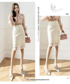 スカート | レディース ミモレ丈 ひざ丈 膝丈 レース タイトAライン キレイめ 着痩せ フェミニン 通勤 通学 20代 30代 40代 結婚式 秋服 50代 発表会