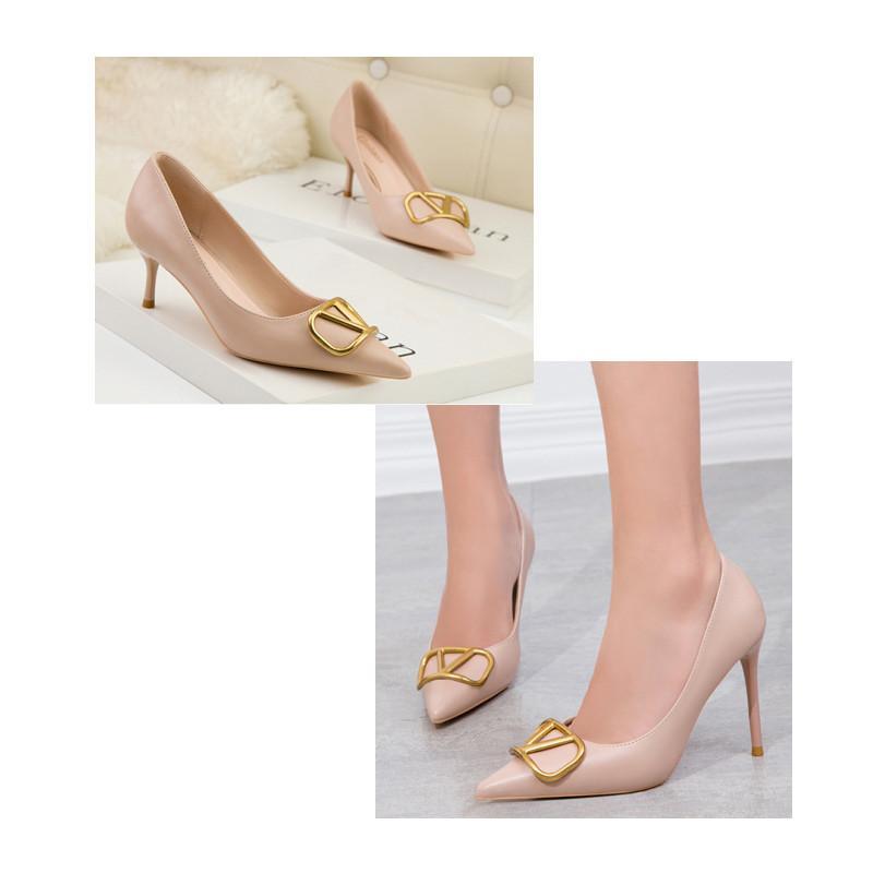 パンプス | ハイヒール 黒 ブラック ベージュ つや消し ヒール レディース ピンヒール ポインテッドトゥ セクシー 可愛い 高め OL 6センチ9.5センチ 通勤 女性