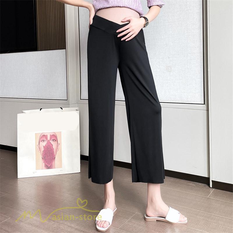 パンツ レギンス | マタニティ ワイドパンツ ガウチョパンツ 着痩せ 無地 着痩せ ゆったり マタニティパンツ パンツ マタニティウェア 日常 夏新作 おしゃれ サマー サマーパンツ