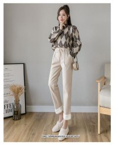 チノ・テーパード・ジョガー・スキニーパン | パンツ レディースパンツ レディース 9分丈 カジュアル 裏起毛 シンプル ゆったり リラックス トレンド かわいい おしゃれ お出かけ デイリー  楽ちん デート