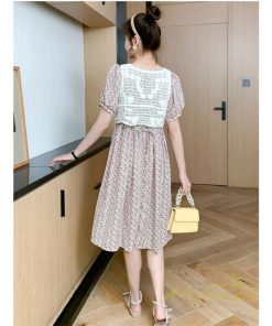 ワンピース | マタニティ 2点セット シフォン レディース マタニティウェア ママ服 妊婦服 産前 薄手 カジュアル 膝丈 産後 かわいい