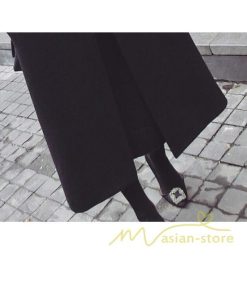 在庫ある | チェスターコート レディース トレンチコート ロングコート アウター 秋冬 黒コート ミモレ丈 長袖 コート 秋物 シンプル エレガント 無地 オフィス 通学通勤