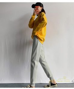 チノ・テーパード・ジョガー・スキニーパン | ジョガーパンツ ロング丈 レディース サルエル カジュアル 無地 ファッション 薄手 ウエストリボン 長ズボン 春秋コーデ スポーツウェア 運動着 スウェット