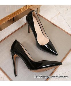 パンプス | ハイヒールピンヒール ポインテッドトゥ ストラップなし レディースシューズ 靴 大きいサイズ 28cm 滑り止めソール 大人 パーティー セクシー
