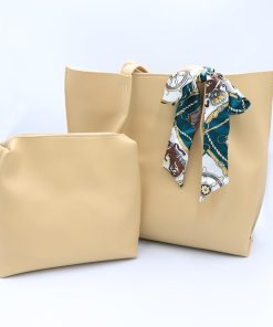 ショルダーバッグ | 大容量 通勤 スカーフ ハンドバッグ 合皮 おしゃれ かわいい 大きめ 通学 レディース