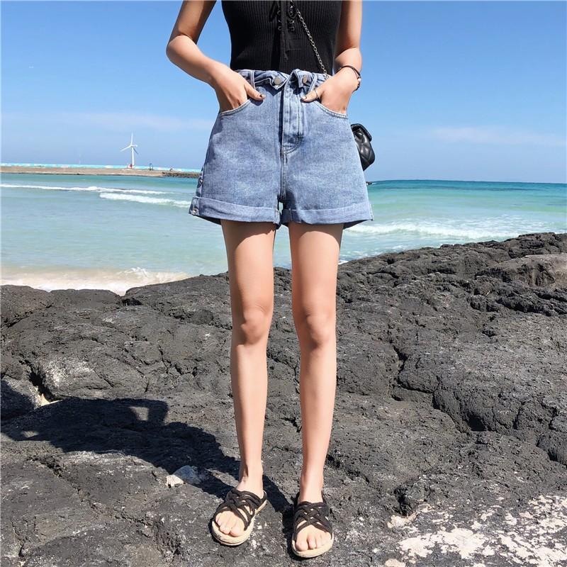 ジーンズ、デニム | デニムパンツ レディース ショートパンツ 無地 可愛い 女の子 20代30代 カジュアル ボトムス ズボン シンプル