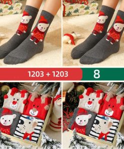日用雑貨 | 靴下 ソックス 8足セット あったかソックス 冬用ソックス クリスマス ルームソックス プレゼント ギフト ボックス 防寒 レディース 冷え取り 保温 冷え症