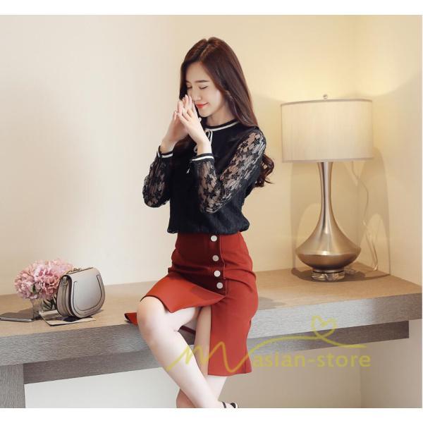 在庫ある | 短納期ブラウスレディースシャツ レースブラウス ビジネスカジュアルシャツトップス オフィスブラウス フォーマルシャツ 薄手 春夏衣装 通学通勤 リボン付き