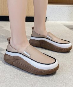 スニーカー | スリッポン レディース おしゃれ 紐なし 無地 厚手あり スリッポン大人カジュアル 厚底スニーカー 厚底スリッポン ローカットスニーカーレディース