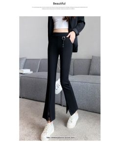 チノ・テーパード・ジョガー・スキニーパン | パンツ レディース フレアパンツ 9分丈 カジュアル フレアパンツ ハイウエスト スキニーパンツ トレンド かわいい お出かけ おしゃれ 送料無料 デイリー デート