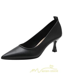 パンプス | 22cm~25cm走れるヒール 4cm 6cm レディース 結婚式 通勤 二次会 ハイヒール 痛くない ミドルヒール ポインテッドトゥ 柔らか パンプス