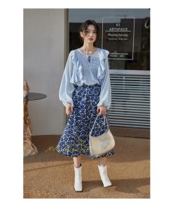 スカート | マキシロング ワイド フレア ゆったり 春 夏 秋 冬 体系カバー Aライン フェミニン デイリー 上品 20代30代40代50代 2022 着痩せ カジュアル 通勤通学