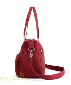 女性用バッグ | バッグ レディースバッグ ショルダーバッグ 大容量 鞄 撥水加工 ナイロン製 2way 肩掛け 斜めがけ 手提げ ハンドバッグ 6色 ショルダー シンプル 通勤 通学