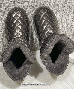 ブーツ | ムートンレディース 靴 スノーシューズ ショート裏ボア 裏起毛 秋冬 防寒 シューズ あったか 歩きやすい 20代30代40代50代