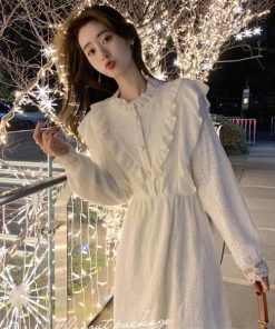 ミディアム | 長袖ワンピース 春 レディース スプリングワンピース Aライン 秋 ワンピース 上品 20代 30代 40代 韓国風 きれいめ 大きいサイズ 気質 おしゃれ 日常感