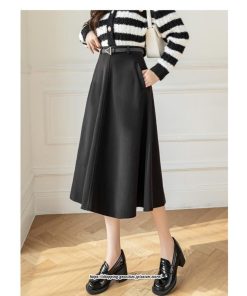 スカート | ロング レディース ロングフレア冬 ミモレ丈 暖かい ボトムス ロング丈 膝下 30代 40代 50代 通勤 ラシャ 暖か 通学 2022年秋冬