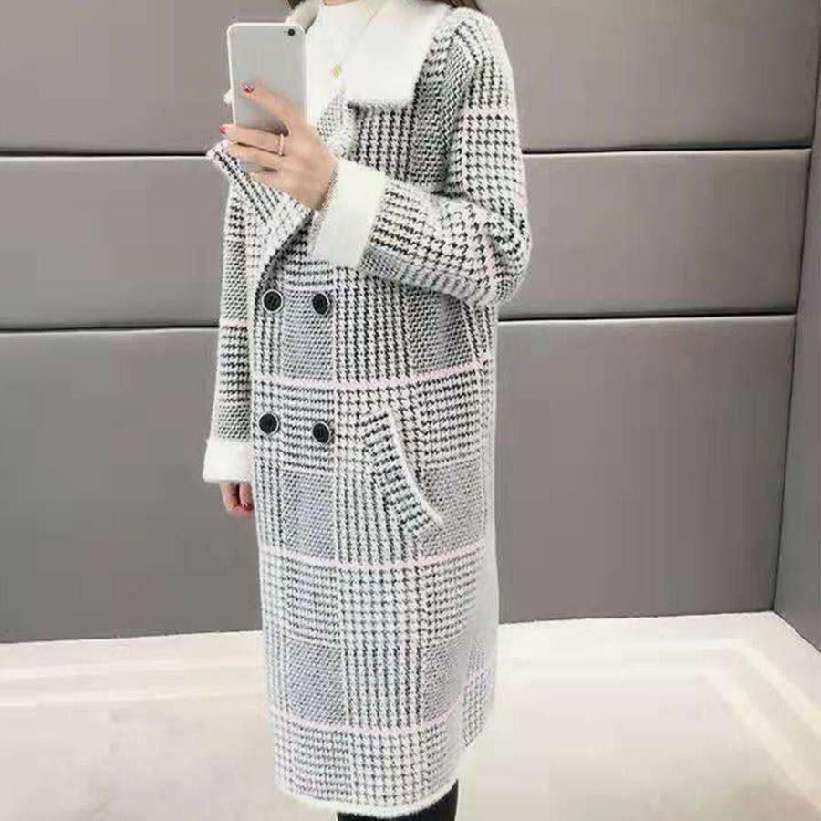 トレンチコート | グレンチェック チェスターコート 韓国