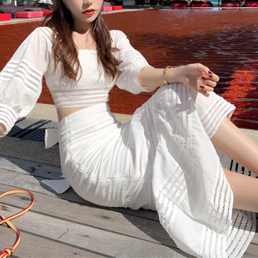 セットアップ | レディース スカート 白韓国