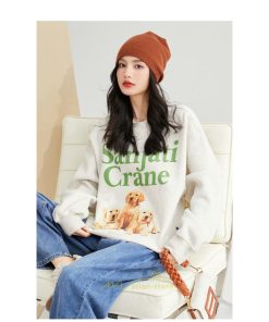 パーカー | レディース 秋 冬 トップス 長袖 アウター 50代 40代 30代 20代 おしゃれ トレーナー アニマル柄 可愛い 体型カバー あったか 動物柄 通勤 通学