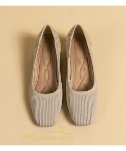 パンプス | ニット26.5cm 大きいサイズレディース 靴 9カラー リブニット 無地 柔らか 歩きやすい 履きやすい 走れる 痛くない スリッポン