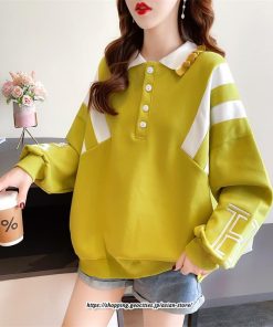 パーカー | トレーナー レディース クルーネック 長袖 トップス Tシャツ スウェット ゆったり 秋 春 秋物 秋冬 送料無料 20代30代40代50代 おしゃれ 韓国