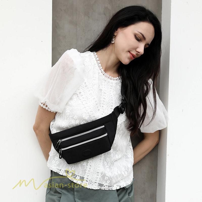 女性用バッグ | ボディバッグ 斜めがけバッグ レディース ショルダーバッグ 小さい ミニバッグ ウエストバッグ 2way 男女兼用 チェストバッグ ベルトバッグ ナイロン 斜め掛け