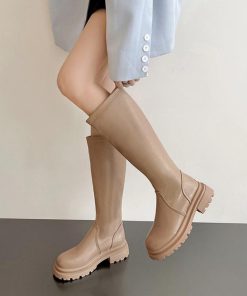 ニーハイブーツ | ロングブーツ 厚底ブーツ レディース韓国