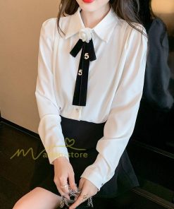 シャツ・ブラウス | シャツ ブラウス 秋冬 レディース スカーフタイ きれいめ フォーマル 春 長袖 オフィス 蝶結び 20代30代40代 通勤通学 お出かけ 着痩せ カジュアル 上品 春夏作