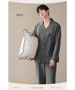 パジャマ　ルームウェア | パジャマ メンズ  前開き 長袖 秋新作 春 秋 冬 コットン 上下セット 男性 薄手 ルームサプリ L LL 3L 大きいサイズ セットアップ 4L 単品売り