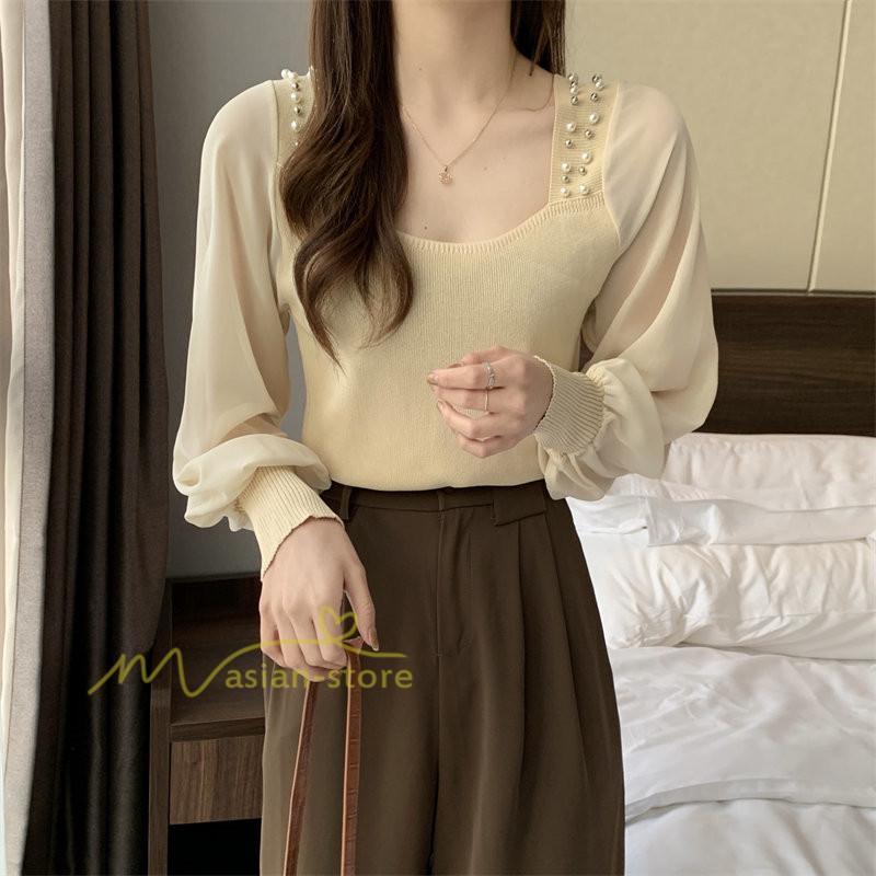 tシャツ・カットソー | カットソー トップス レディース ロンT Tシャツ 春 長袖 おしゃれ シフォンシャツ エレガント 20代30代40代 カジュアル お出かけ 着回し 通勤通学 ファッション