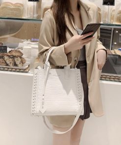 トートバッグ | レディース クロコ型押し 鞄