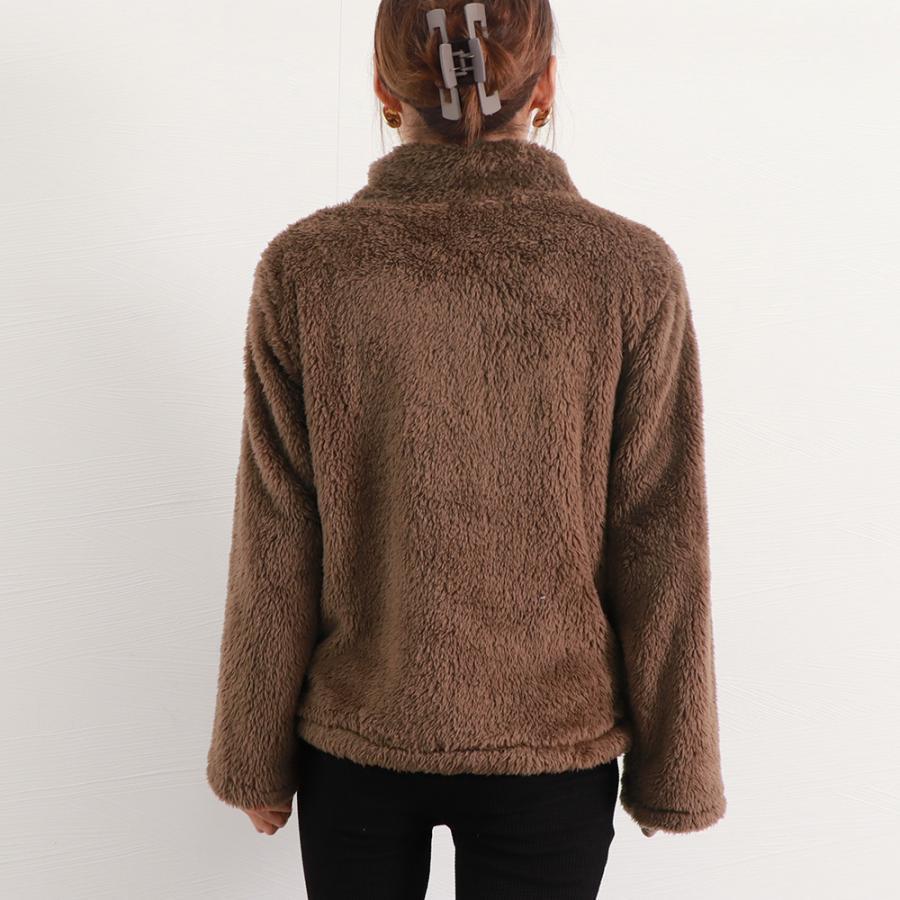 ジャケット・ブルゾン | ボアジャケット レディース 起毛ブルゾン