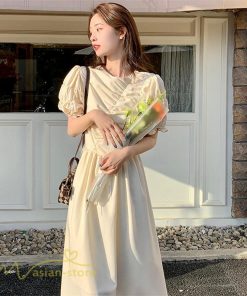 マキシ | ワンピース サマーワンピース Aライン レディース 無地 きれいめ ロングワンピース 通勤 通学 可愛い 気質 20代 30代 40代 Aラインワンピース 夏 韓国風 春