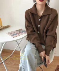 カーディガン | ニット2022秋冬 レディース 羽織り アウター フロントボタン 長袖 セーター ニット トップス 大人 無地 20代50代 通学通勤