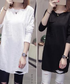 シャツ・ブラウス | Tシャツ 長袖 レディース 韓国風 ロンｔ春